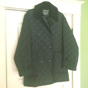 NWOT {BARBOUR} Reefer Liddesdale Quilt Navy Jacket